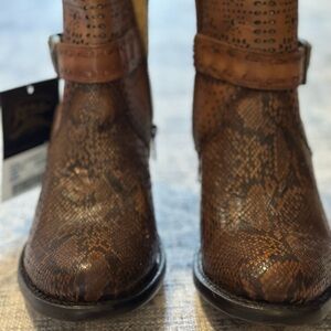 J.B. Dillon Brown Heeled Boots
